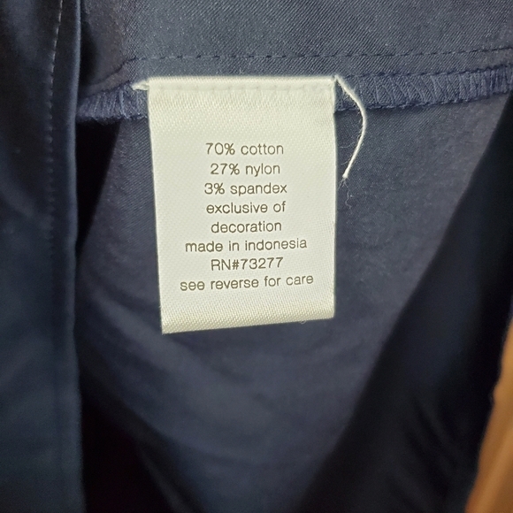 Elizabeth and James Navy Blue Peasant Tiered Dress Embroidered Long Sleeve - Picture 11 of 12